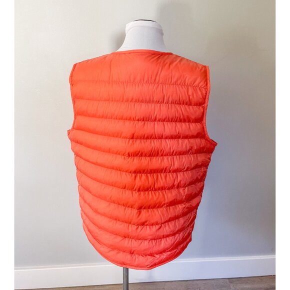 Herschel Featherless Quilted Vest in Orange - Picture 10 of 12